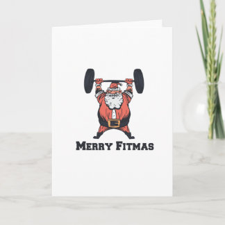 Cartão Feliz Natal Fitness