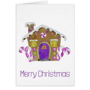 Cartão Feliz Natal Gingercake House