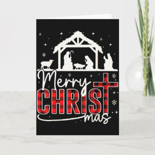 Cartão Feliz Natal Jesus Cristo Família Jesus Nascimento