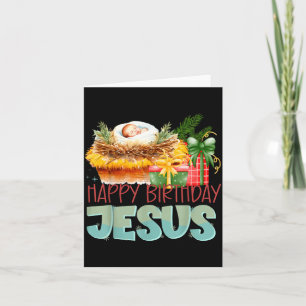 Cartão Feliz Natal Jesus É O Presente Para O Mundo Chr
