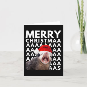 Cartão Feliz Natal Ogambm Gritando Homens Divertidos Ki