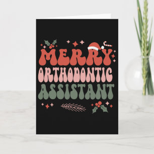 Cartão Feliz Natal Ortodôntico Instantâneo Ortodontia Xm