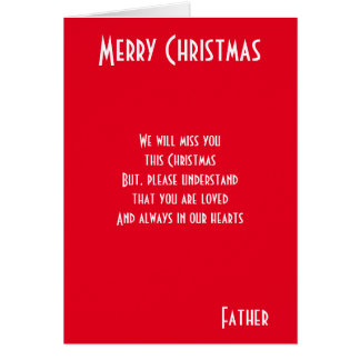 Cartão Feliz Natal Pai