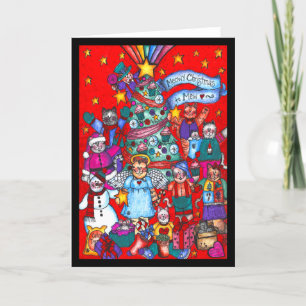 Cartão Feliz Natal para Mew Card