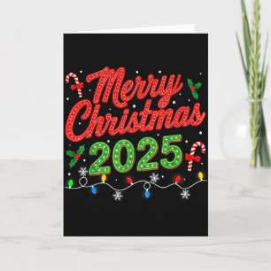 Cartão Feliz Natal Para Mulheres Homens Meninos Jovens Na