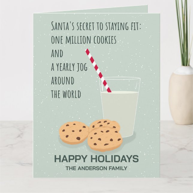 Cartão Feliz Natal para Papais noeis Engraçados (Frente)