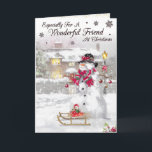 Cartão Feliz Natal para um Natal muito especial<br><div class="desc">"Feliz Natal para um Cartão de Natal Muito Especial Amigo" é uma maneira emocionante de transmitir seus desejos calorosos e celebrar sua amizade especial durante o feriado. Esta carta é perfeita para mostrar sua apreciação e espalhar alegria para um amigo que tem um lugar especial em seu coração. É um...</div>