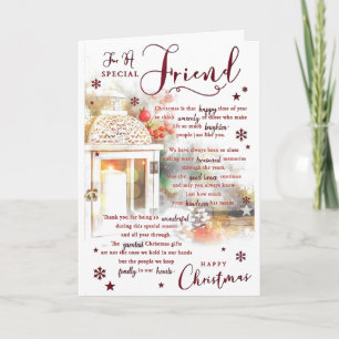 Cartão Feliz Natal para um Natal muito especial