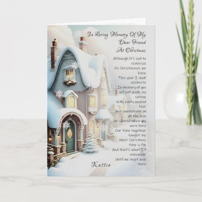 Cartão Feliz Natal para um Natal muito especial (Frente)