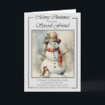 Cartão Feliz Natal para um Natal muito especial<br><div class="desc">"Feliz Natal para um Cartão de Natal Muito Especial Amigo" é uma maneira emocionante de transmitir seus desejos calorosos e celebrar sua amizade especial durante o feriado. Esta carta é perfeita para mostrar sua apreciação e espalhar alegria para um amigo que tem um lugar especial em seu coração. É um...</div>