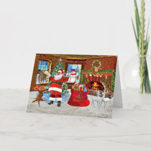 Cartão Feliz Natal para Você e Todos os Seus Entes Querid