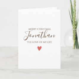 Cartão Feliz Natal PERSONALIZE PARA QUEM VOCÊ AMA Card