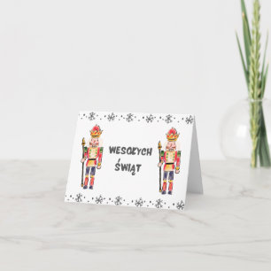 Cartão Feliz Natal polonês