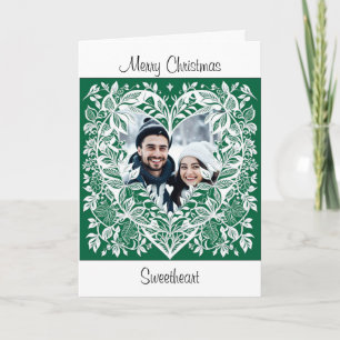 Cartão Feliz Natal Querido   Foto de Natal