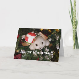 Cartão Feliz Natal - Selo de Brinquedo Suave