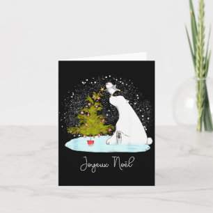 Cartão Feliz Natal - Urso Penguin Lar Fofinho de Natal