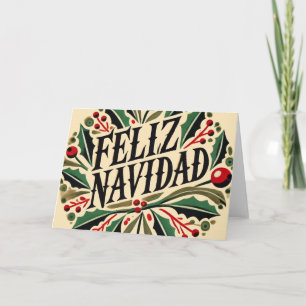 Cartão Feliz Navidad Espanhola Feliz Natal