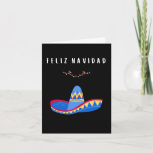 Cartão Feliz Navidad Natal Mexicano em Espanhol