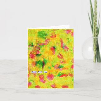 Cartão Feliz o seu notebook da vida