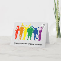 Feliz Orgulho Gay Saindo do Armário Congratulações