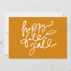 Cartão Feliz outono Y