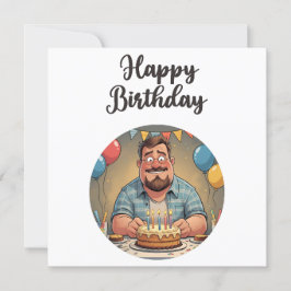Cartão Feliz Pai de aniversário