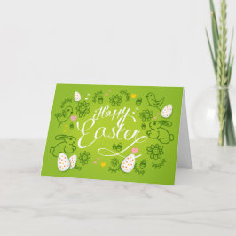 Cartão Feliz Páscoa