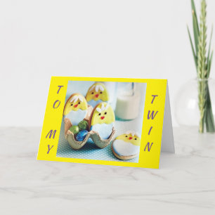 CARTÃO FELIZ "PÁSCOA" E "PRIMAVERA" PARA **** MEU TWIN***