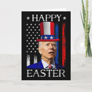 Cartão Feliz Páscoa Joe Biden Confuso Dia 4 De Julho Inde