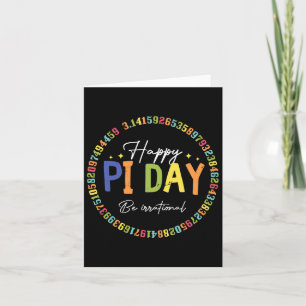 Cartão Feliz Pi Day Engraçado Professor De Math Lover 3.1
