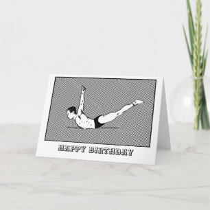 Cartão Feliz Piloto - Disco Swan Card Birthday