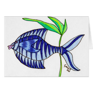 Cartão Feliz por ser azul