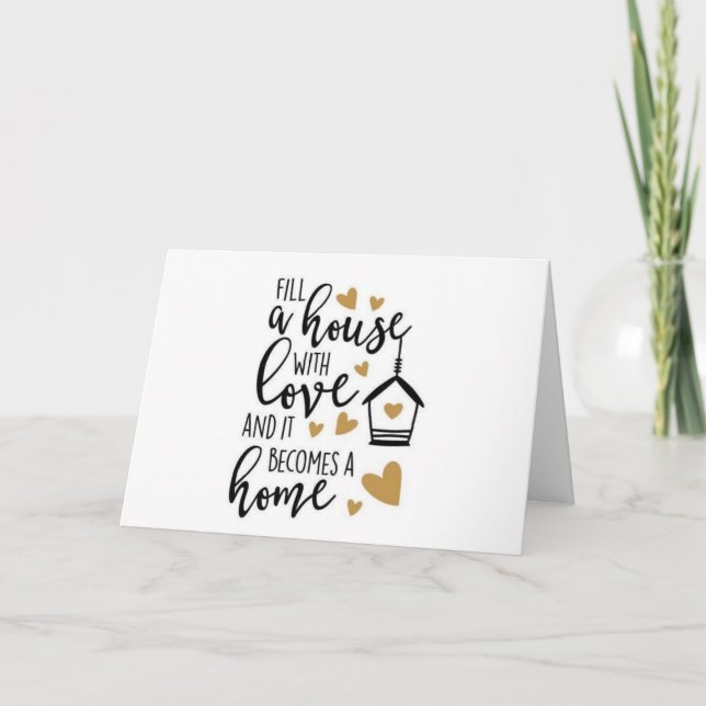 CARTÃO FELIZ POR "VOCÊ" E POR "NOVA CASA" (Frente)