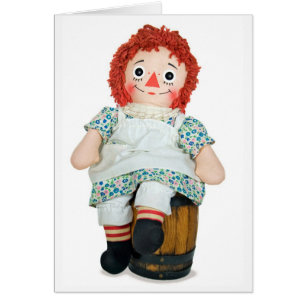 Cartão Feliz Rag Doll