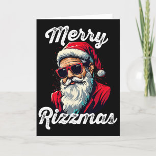Cartão Feliz Rizzmas Presente Elefante Branco Engraçado d