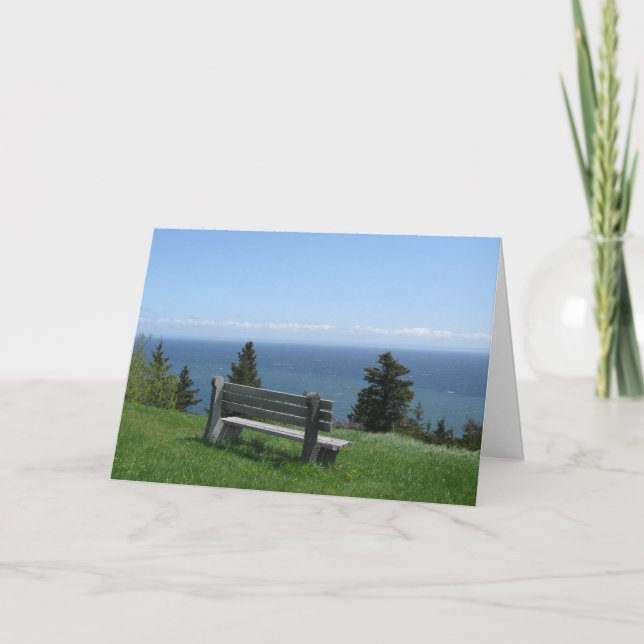 Cartão Feliz Rua de aniversário George Bench (Frente)