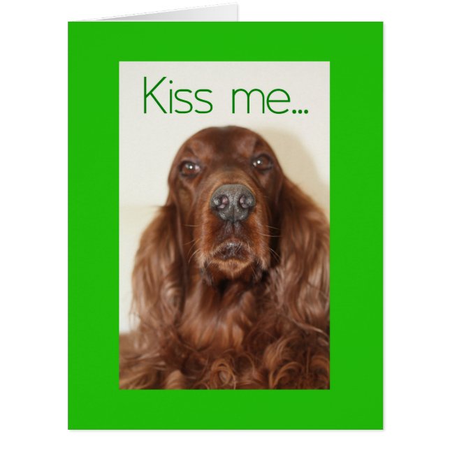 Cartão Feliz Rua, Dia de Patrick (Frente)