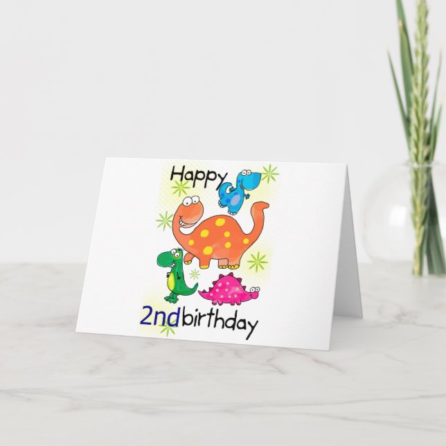 Cartão FELIZ ***segundo*** ANIVERSÁRIO (Frente)