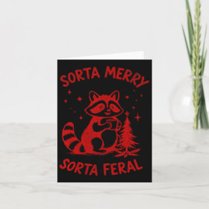 Cartão Feliz Sorta Férica de natal Raiva de Natal Teto