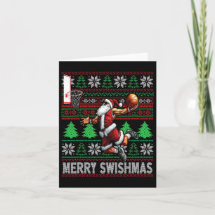 Cartão Feliz Swishmas Feia Natal
