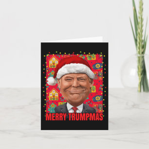 Cartão Feliz Trump Xmas 2024