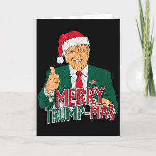 Cartão Feliz Trumpmas Engraçado Natal Trump