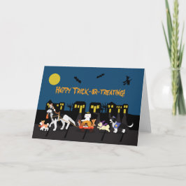 Cartão Feliz truque ou tratamento!
