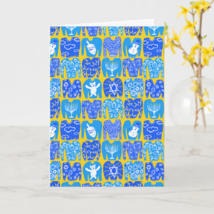 Cartão Felizes Feriados Ugly Hannukah Sweater