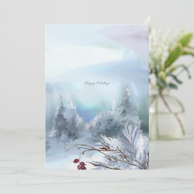 Cartão Felizes férias (Em pé/Frente)