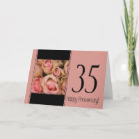 Felizes rosas de 35 anos