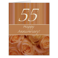 Felizes rosas de 55 anos