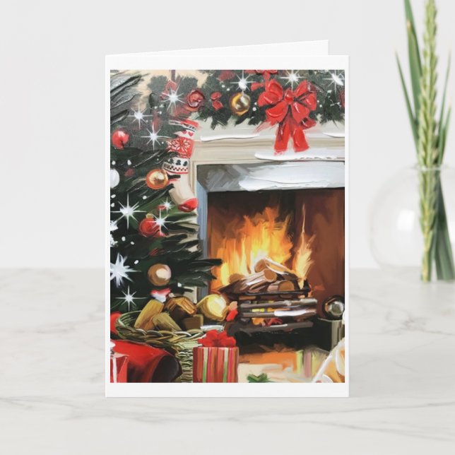 CARTÃO FELIZMENTE FÉRIAS E PENSANDO EM "VOCÊ" NO NATAL (Frente)