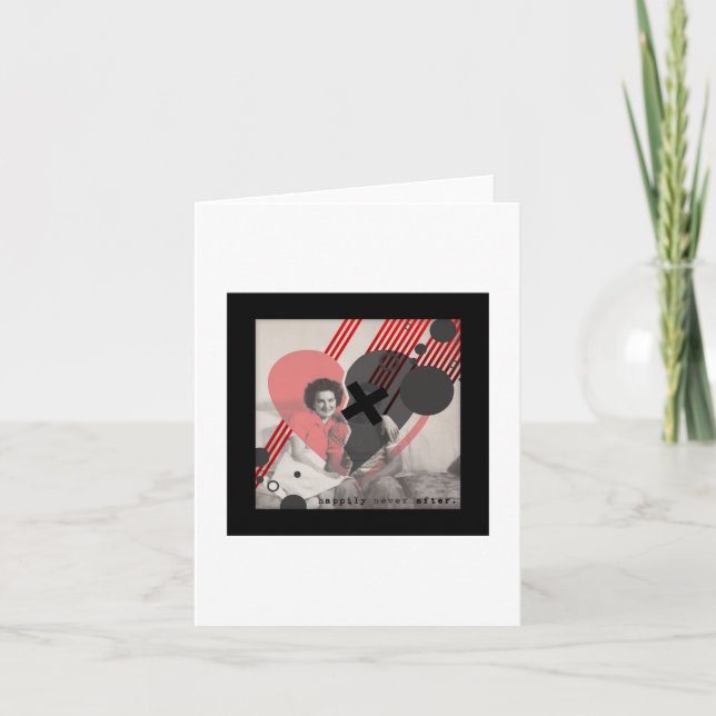 Cartão Felizmente nunca depois (Frente)
