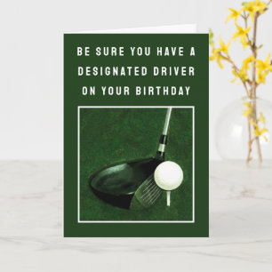 Cartão Felny Golf Birthday